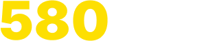 Logotipo oficial da 580BET, plataforma de apostas e jogos online, com cores originais e identidade visual única.